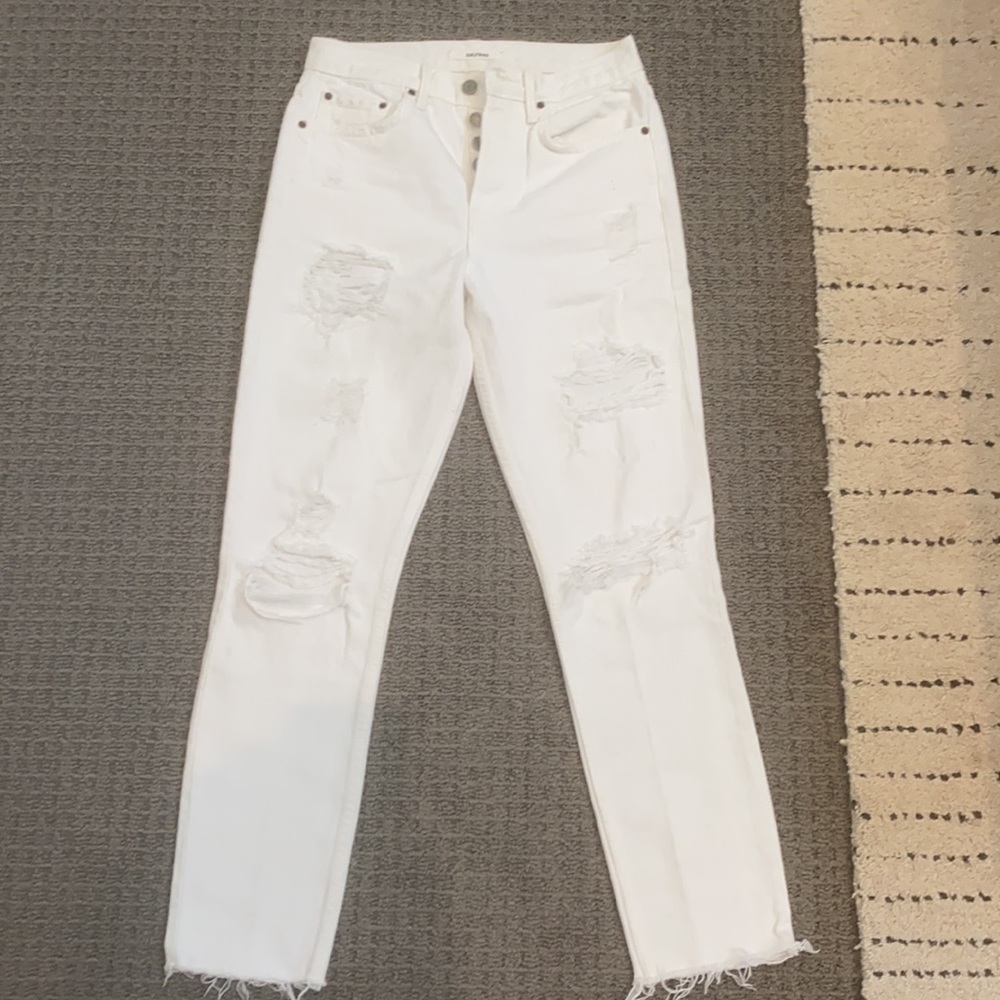 GRLFRND | Karolina High-Rise Skinny Jean, White